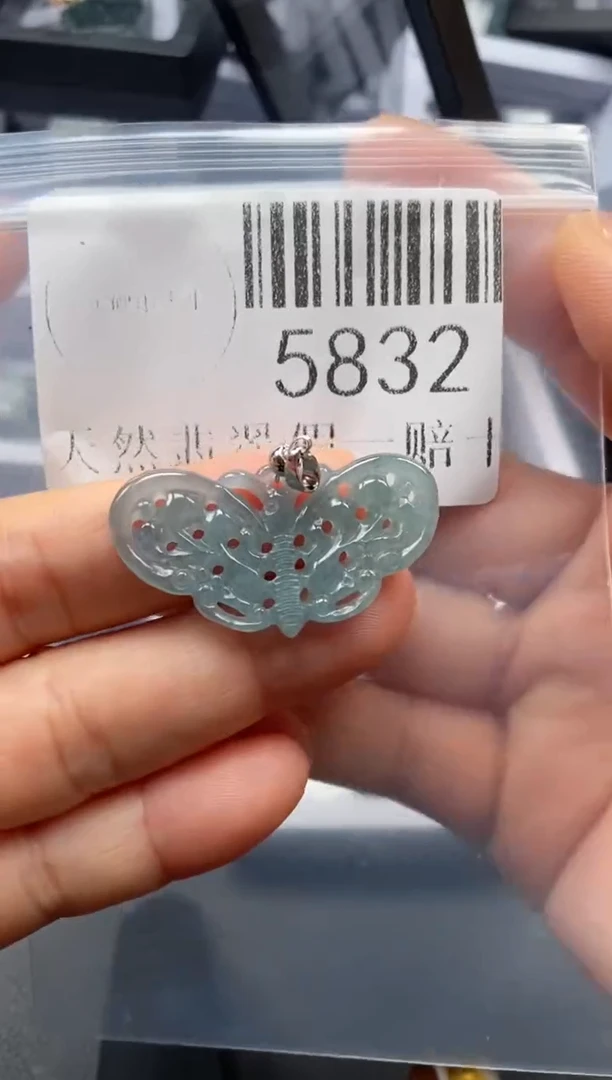 翡翠未镶嵌吊坠(不含链)5832