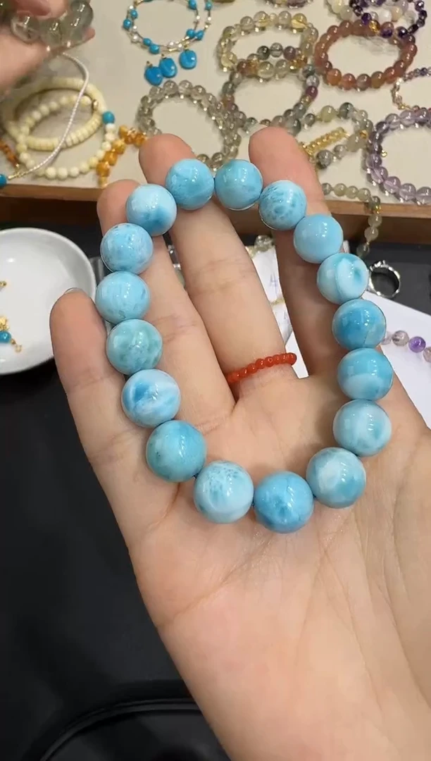 未镶嵌针钠钙石（海纹石）手串X1203-1195-227