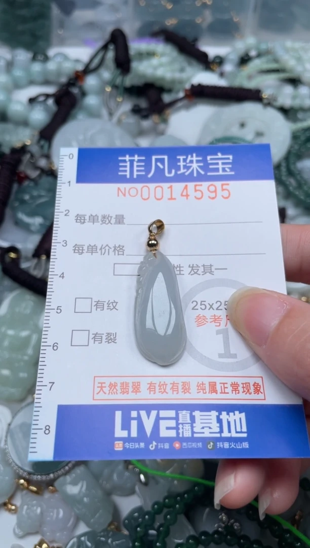 颈饰未镶嵌翡翠14595