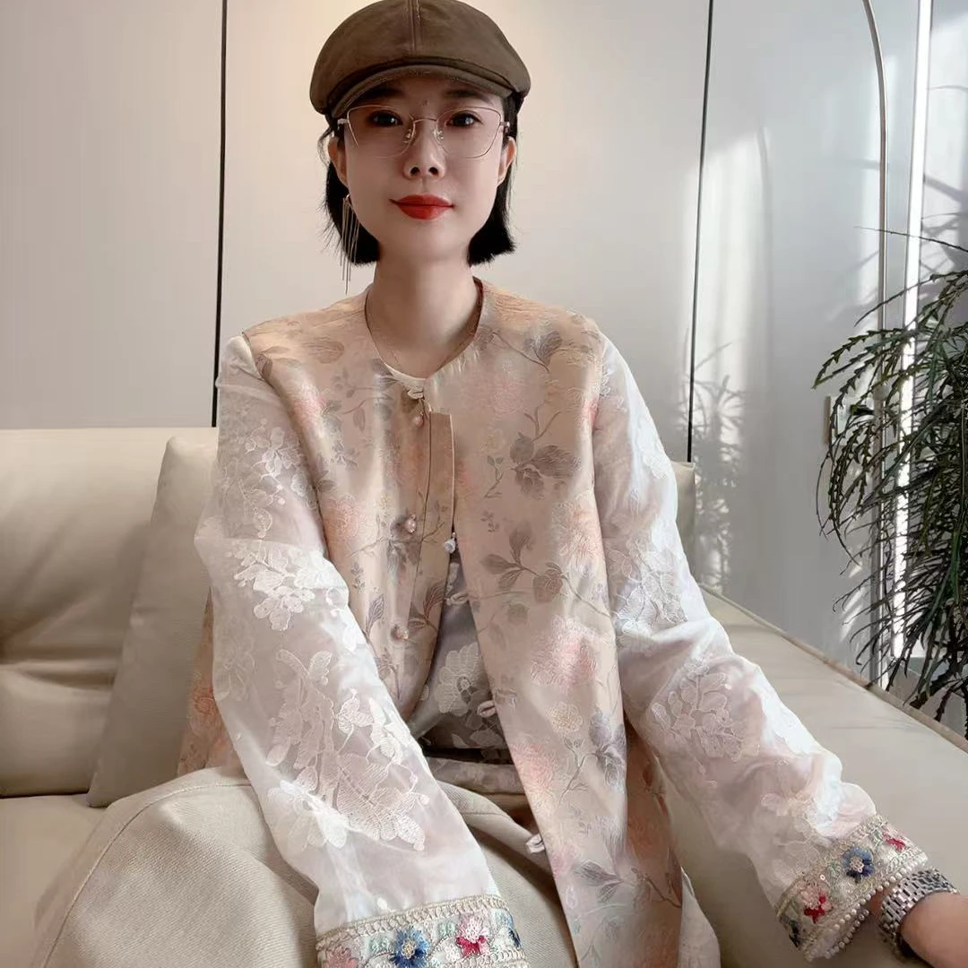 【雪儿严选】新中式印花马甲2681