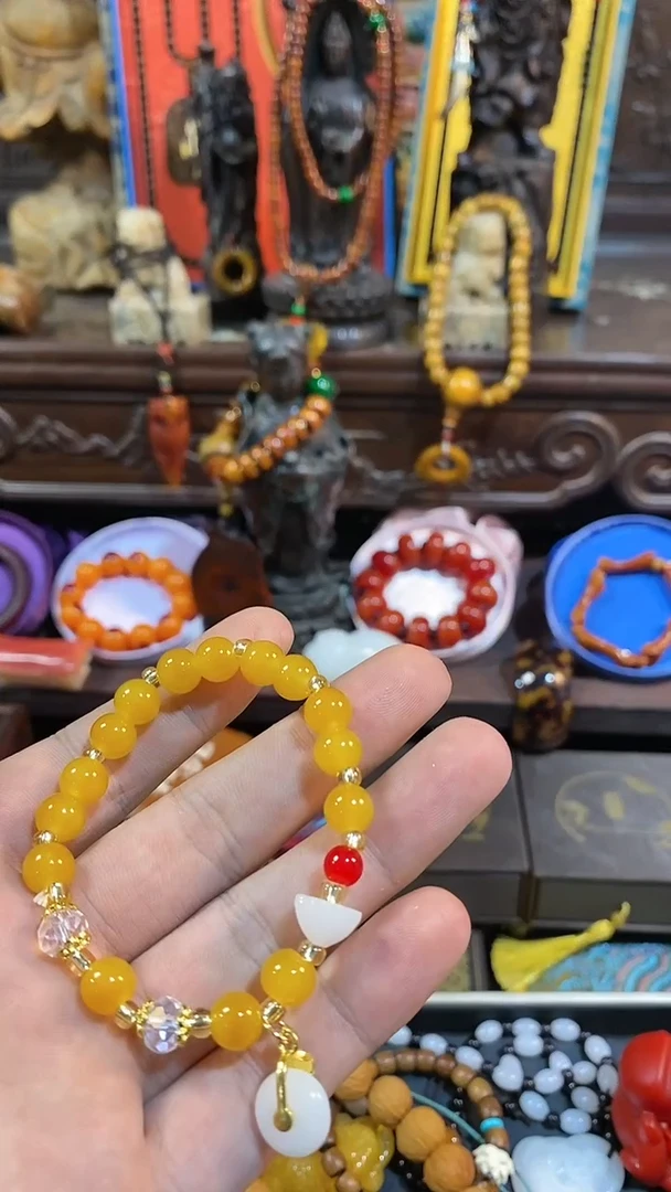 和田玉（黄玉）未镶嵌颈饰旭升文玩精选推荐