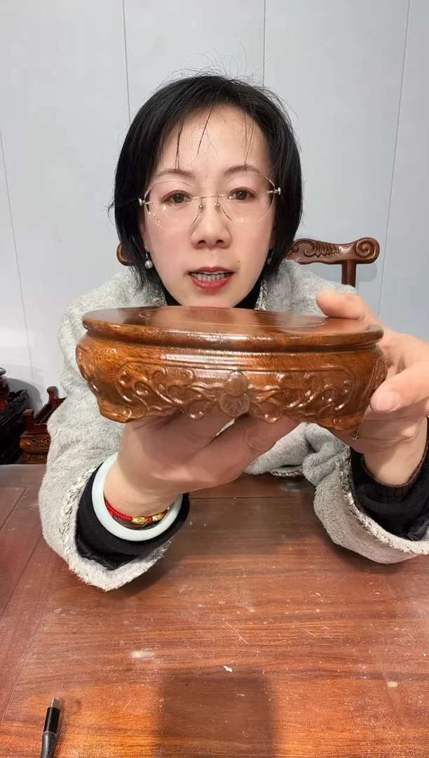 木老花圆形16.5*17.5*5