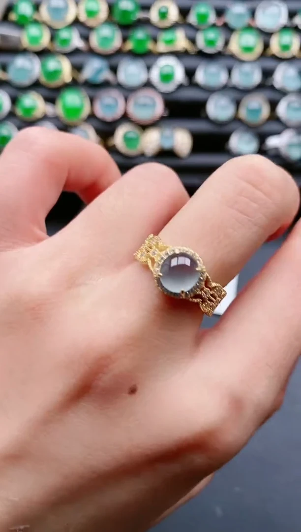 【闪购商品】翡翠戒指银S925镶嵌1111111111111