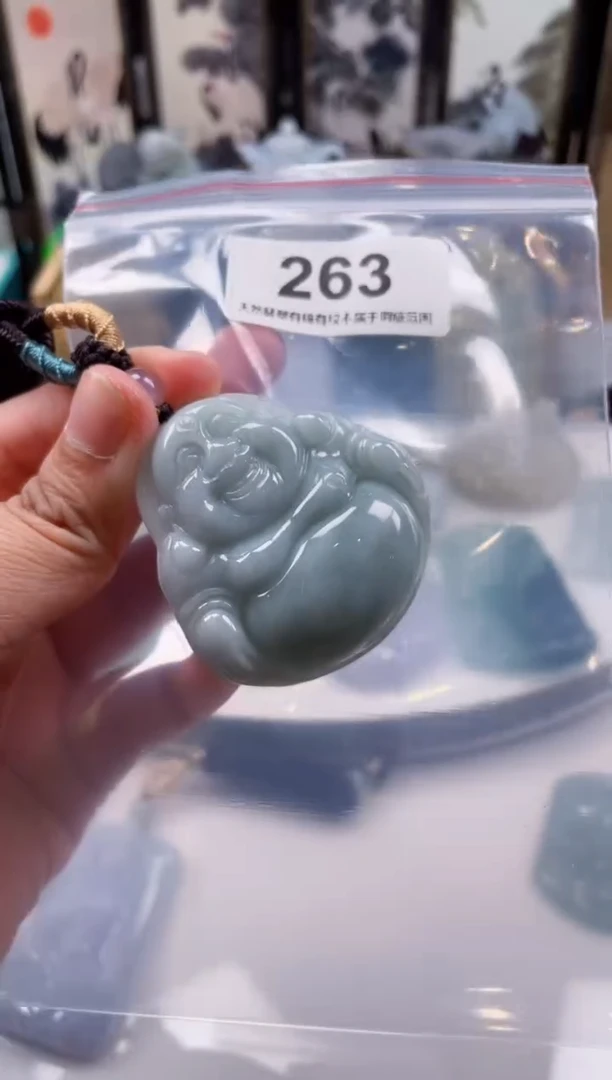 【闪购商品】翡翠颈饰未镶嵌天然缅甸A货翡翠263