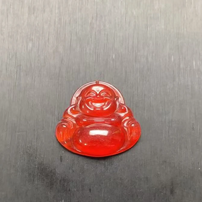 小白精选152精美正装红佛公吊坠