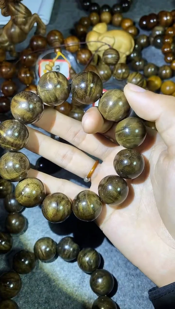 【闪购商品】金丝楠木雕【楠帝】小叶桢楠阴沉玻璃底水波2.0