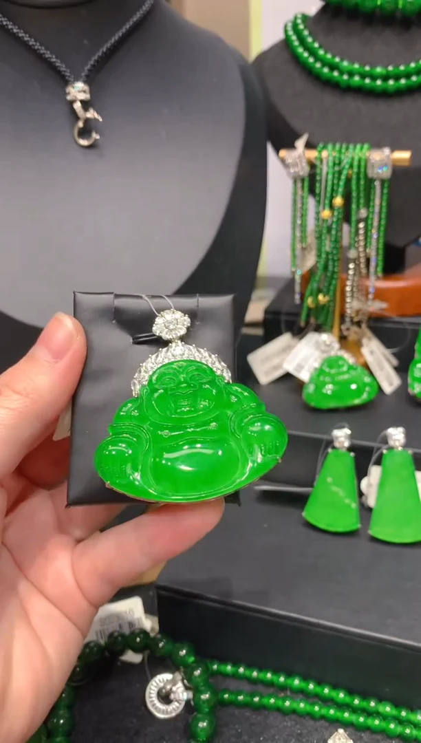 颈饰银S925镶嵌翡翠31一季