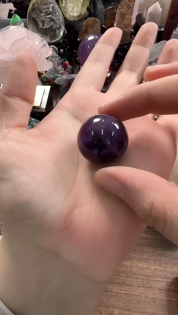 未镶嵌珠宝半成品水晶M135 约2.5cm  多样性发一