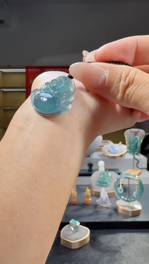 吊坠(不含链)未镶嵌翡翠佛公（多样性发其一）