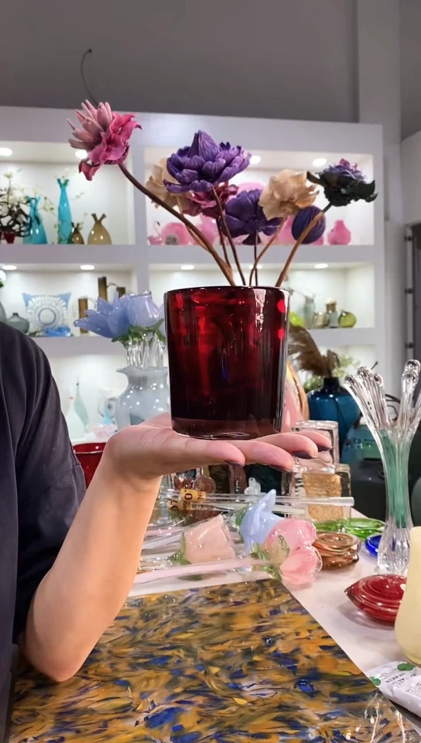 慕忆家手作琉璃花瓶