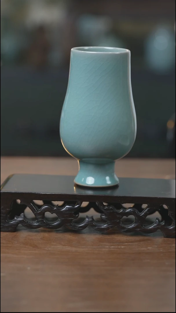 凯恩杯 汝瓷 （拾汝）（天青）