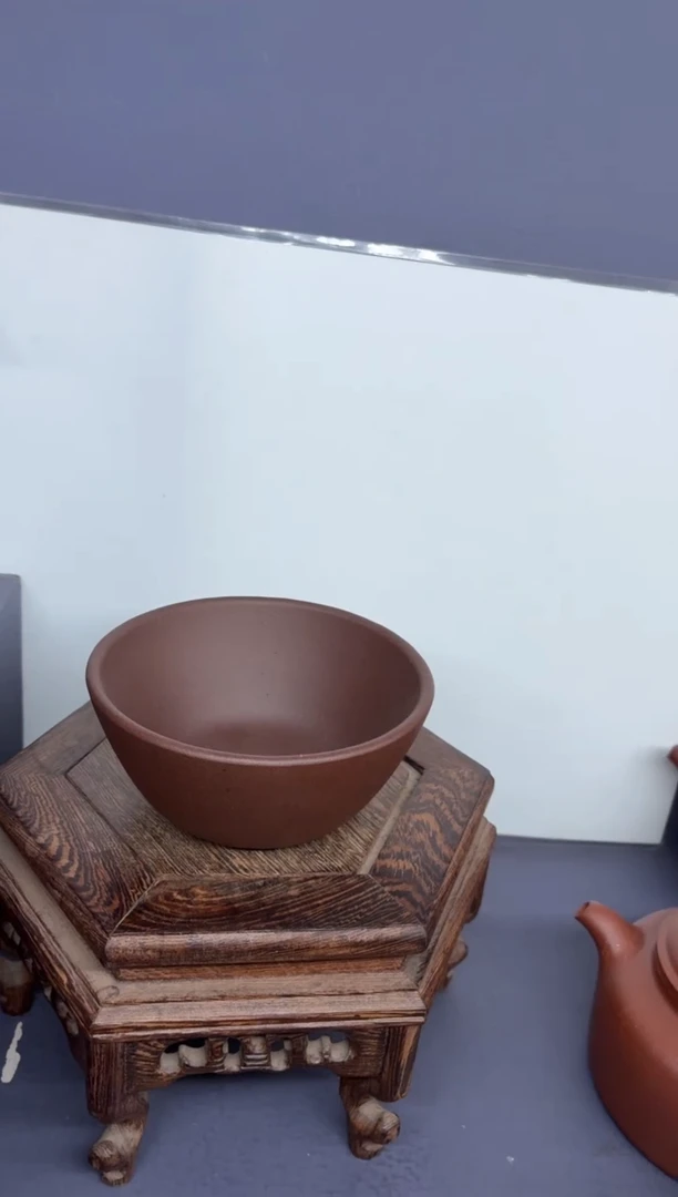 茶壶紫砂台西紫泥 大碗杯