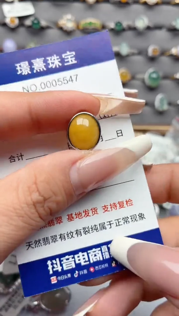 吊坠(不含链)银S925镶嵌翡翠.