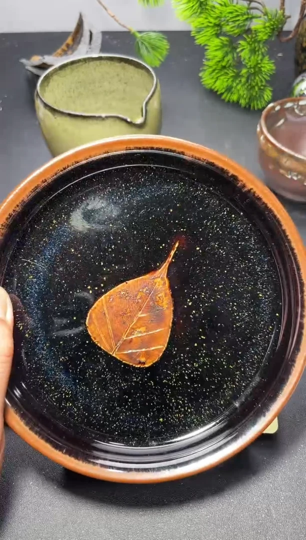 茶盏254叶紫建盏