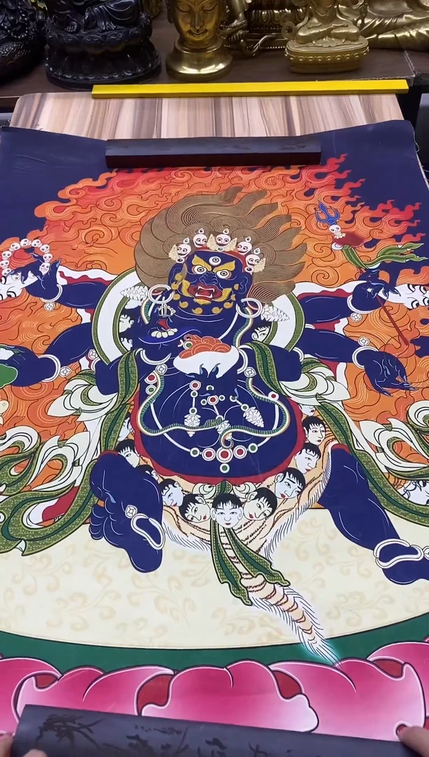 卷轴画精品挂饰 唐卡tk16311