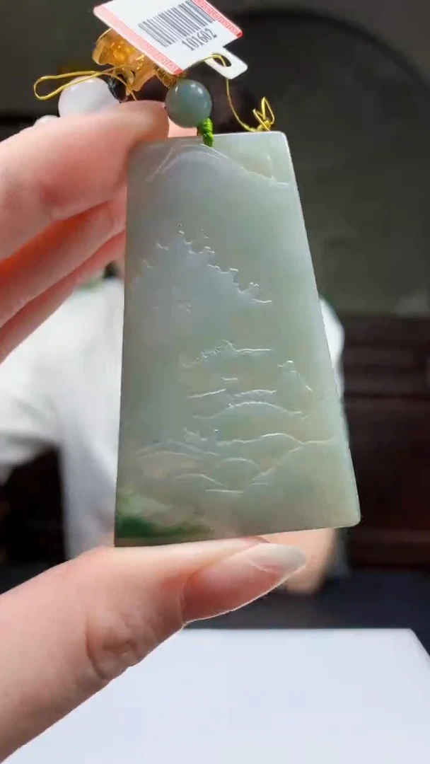 定制翡翠未镶嵌1097ry-毛货挂件11