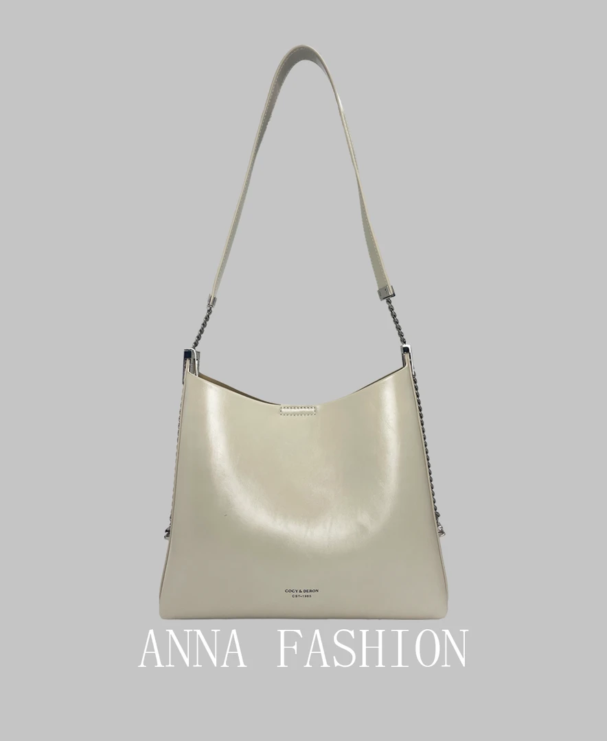 【莉莉灰】ANNAMrs.Gefey新品百搭静雅银弦手提包ins女包