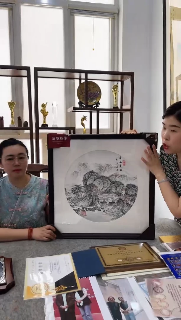 国画雨荷精品绘画作品2