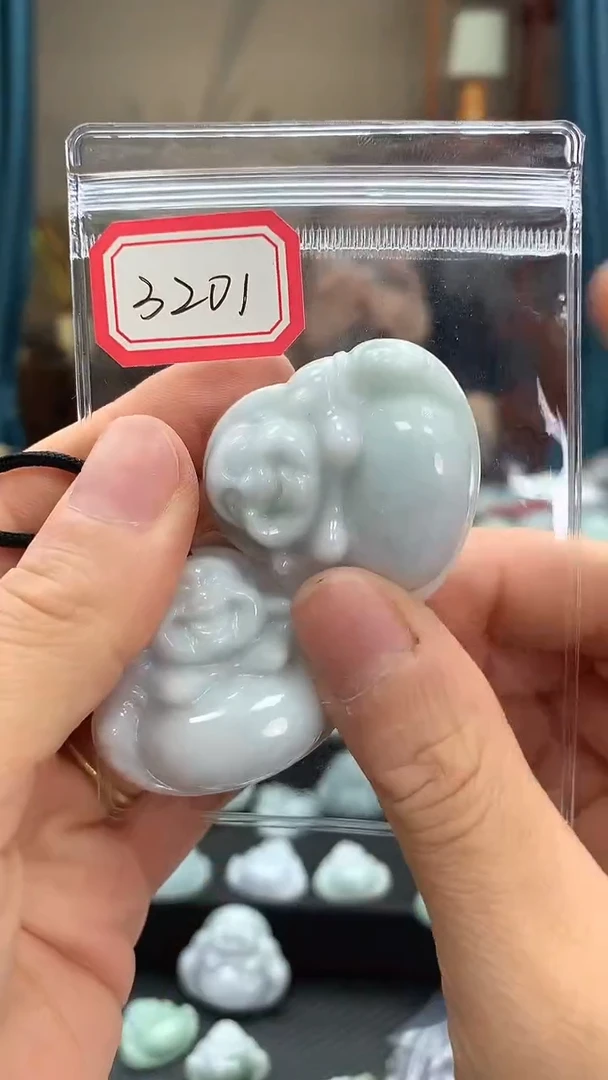 颈饰未镶嵌翡翠佛公3201 多样性发一件