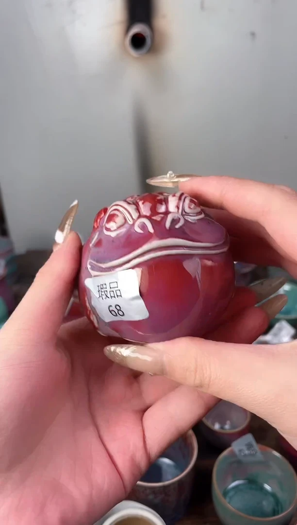 【闪购商品】摆件钧瓷手工茶器窑变