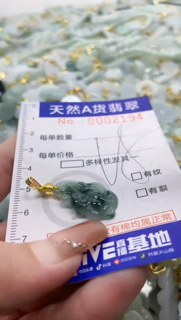 颈饰未镶嵌翡翠天然A货翡翠