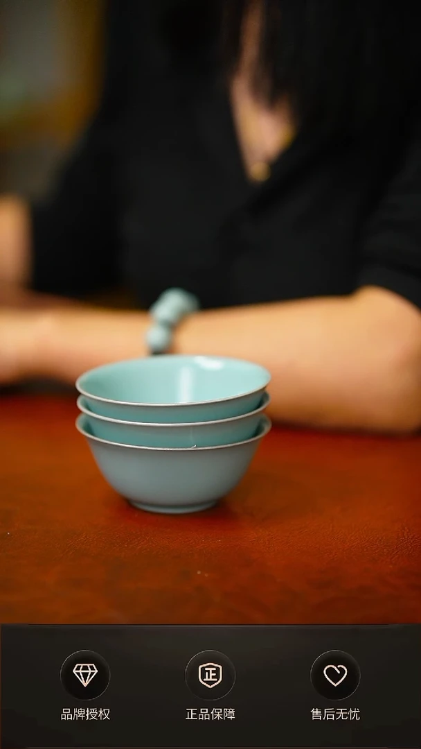 二级仿古主人杯三只 简装