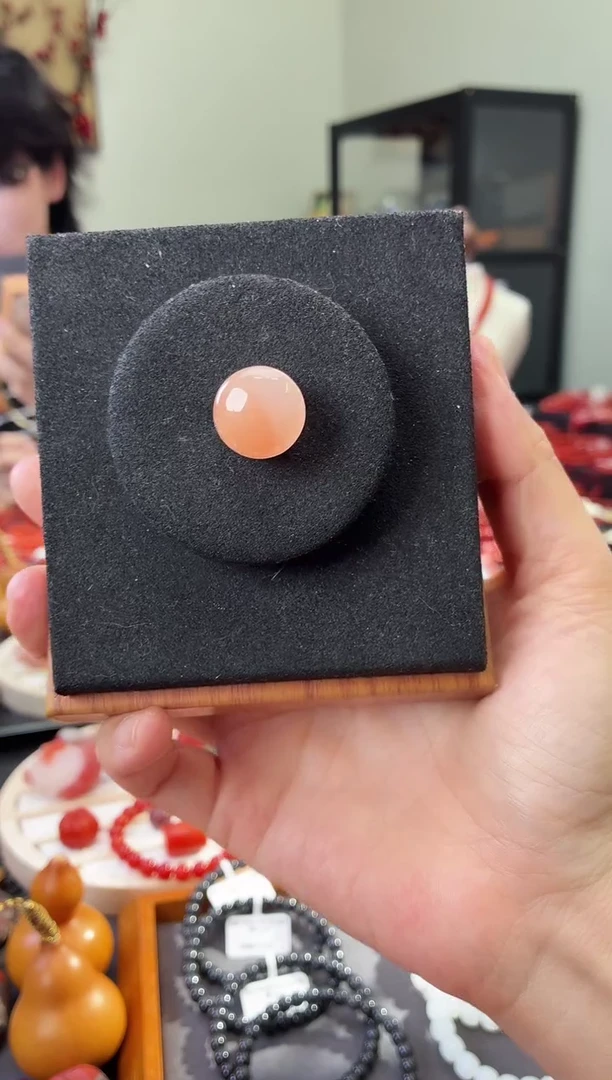 未镶嵌吊坠(不含链)玛瑙/玉髓.****️瓜子XL680441原矿九口渐变橘