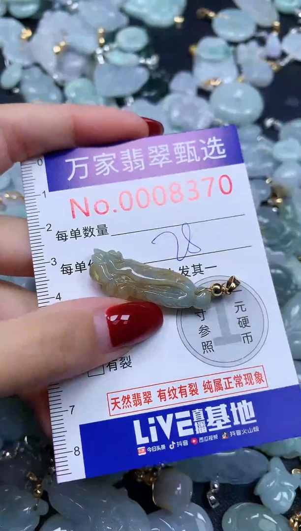 颈饰未镶嵌翡翠8370