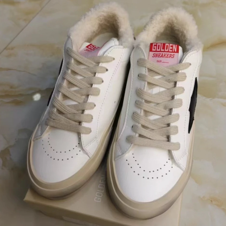 潮流款小黑星休闲（棉鞋)--5042-1