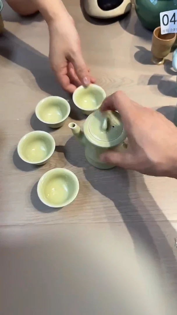 青瓷手工茶器包邮不带礼盒