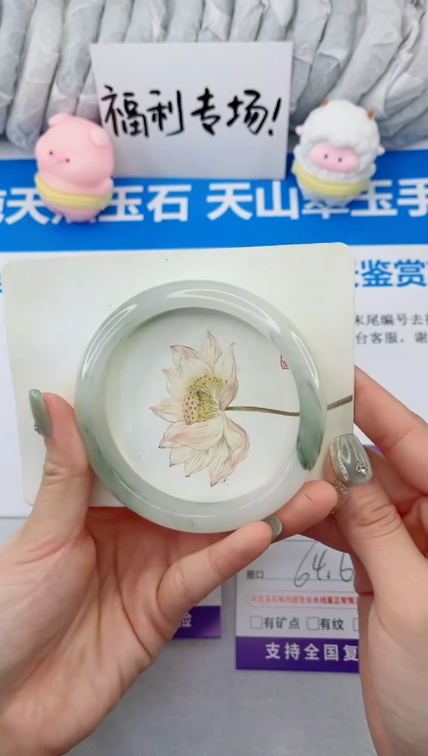 【闪购商品】石英质玉手镯合金179-64.6