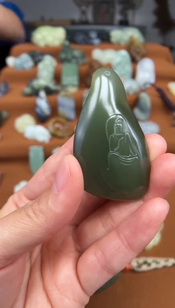 【闪购商品】和田玉颈饰未镶嵌悟道