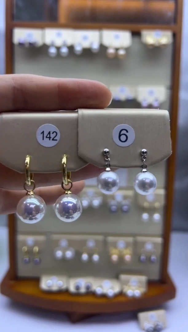 未镶嵌耳饰淡水珍珠142+6