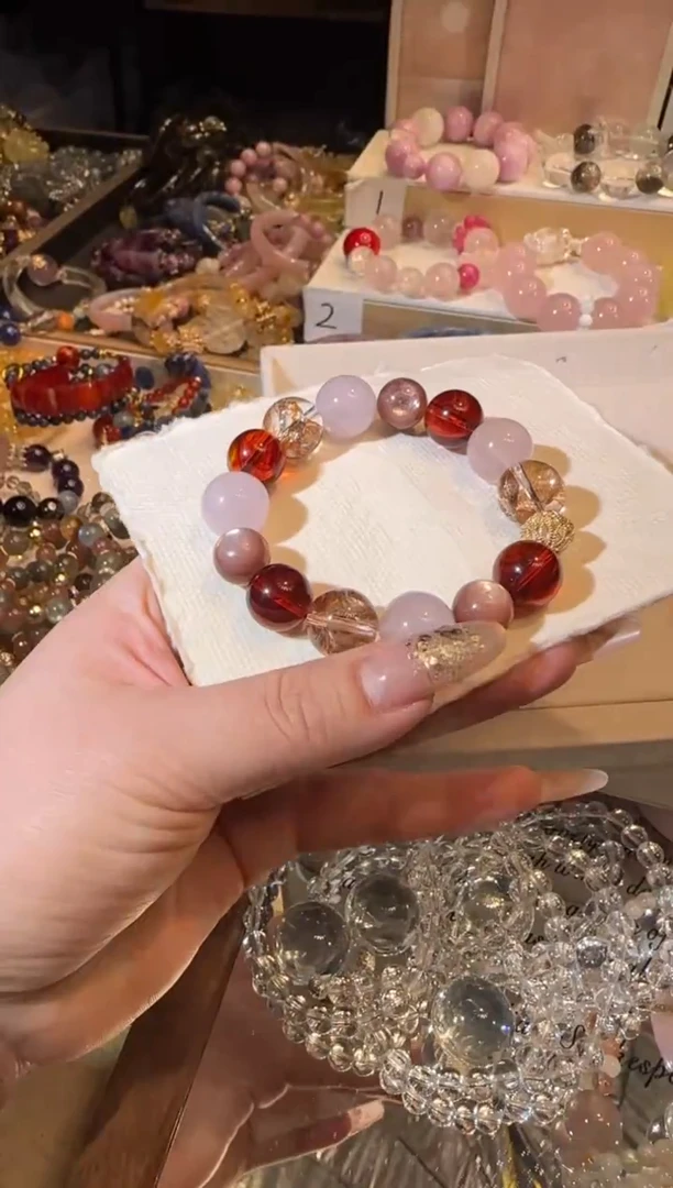 未镶嵌手串水晶多样性发一