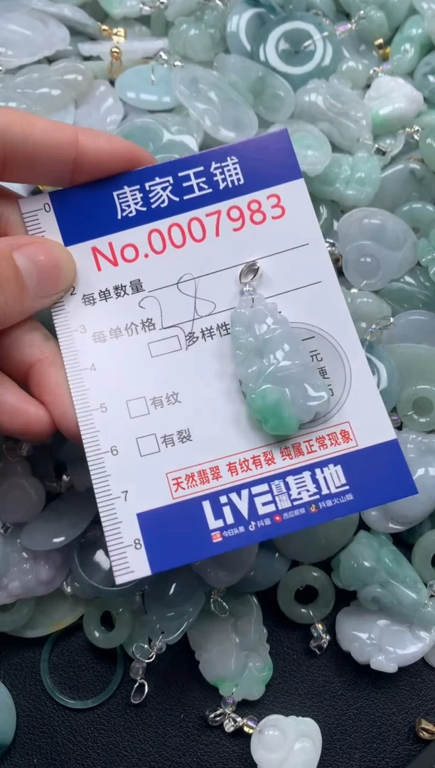 颈饰未镶嵌翡翠7983