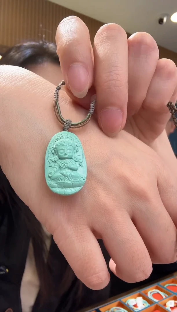 未镶嵌绿松石套绳260104048