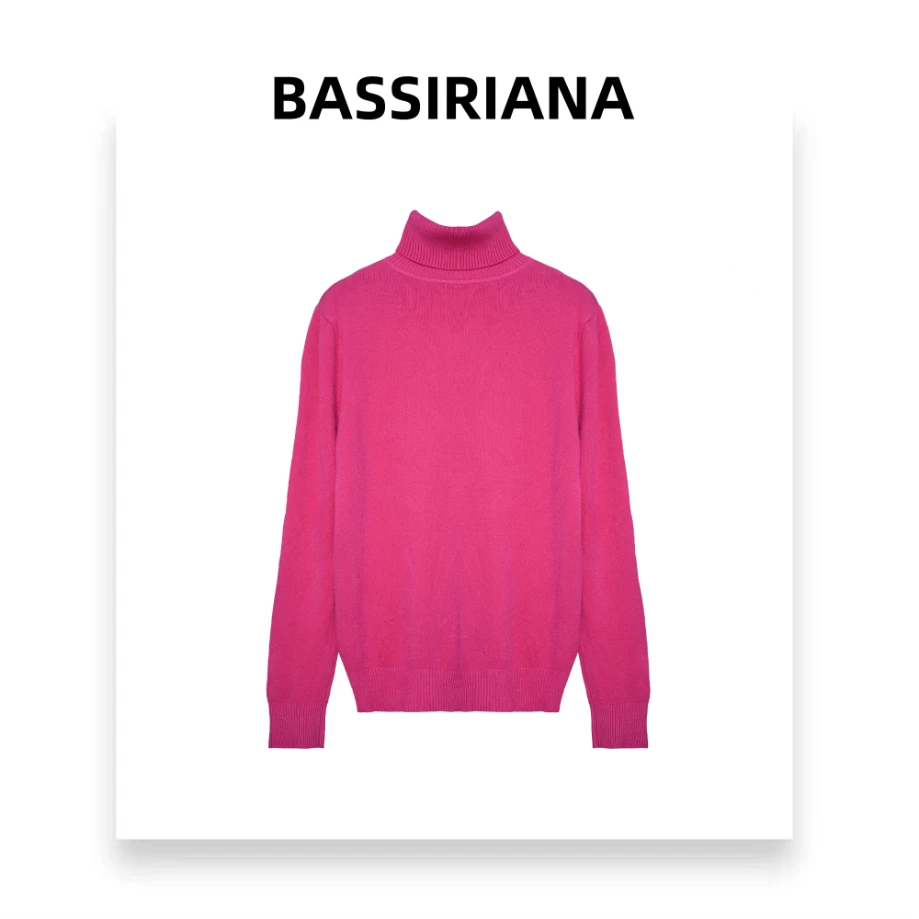 香【BASSIRIANA】秋冬套头高领百搭网红时尚长袖打底毛衣211443