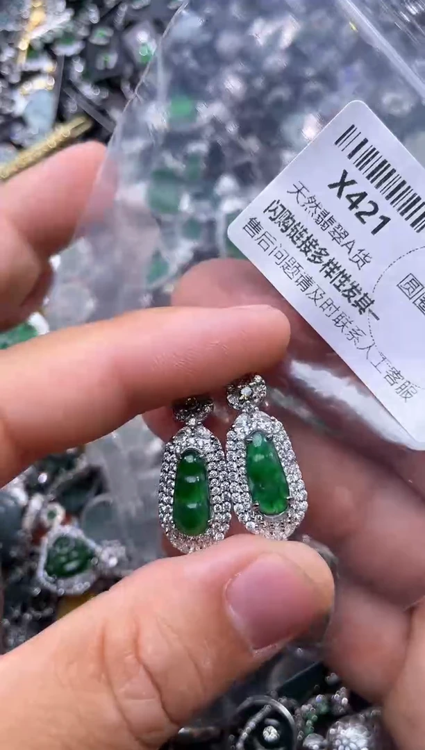 【闪购商品】翡翠颈饰未镶嵌X421多样性发其一