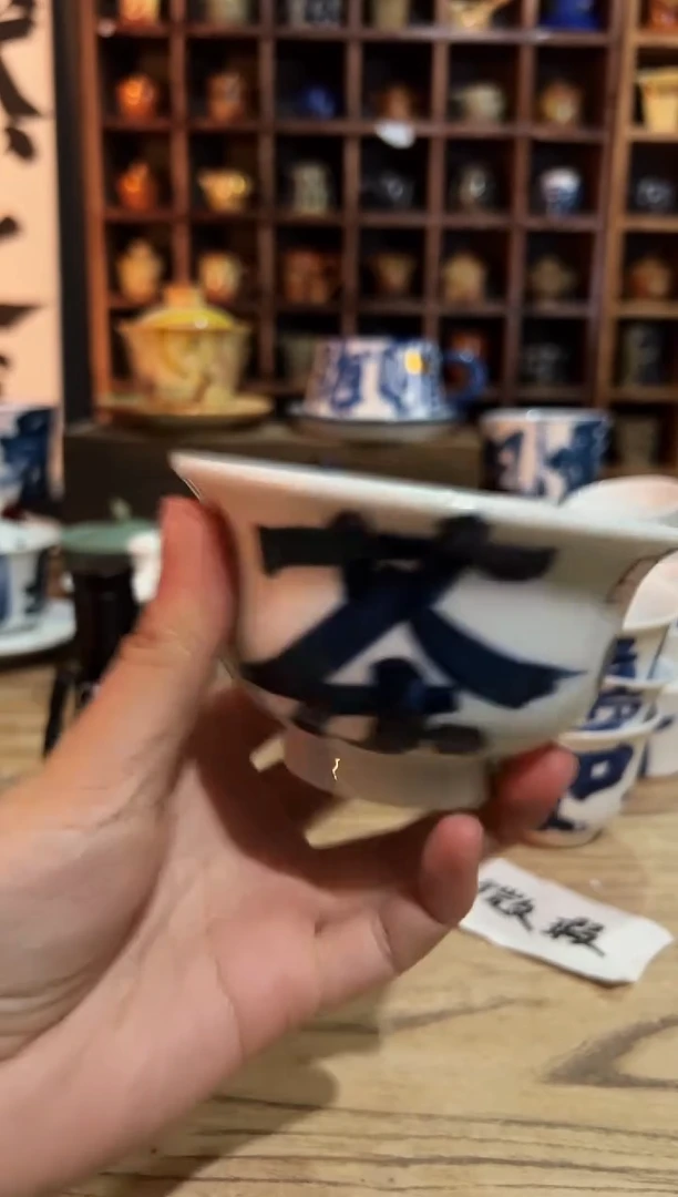 【闪购商品】观云听雨原创手绘茶具