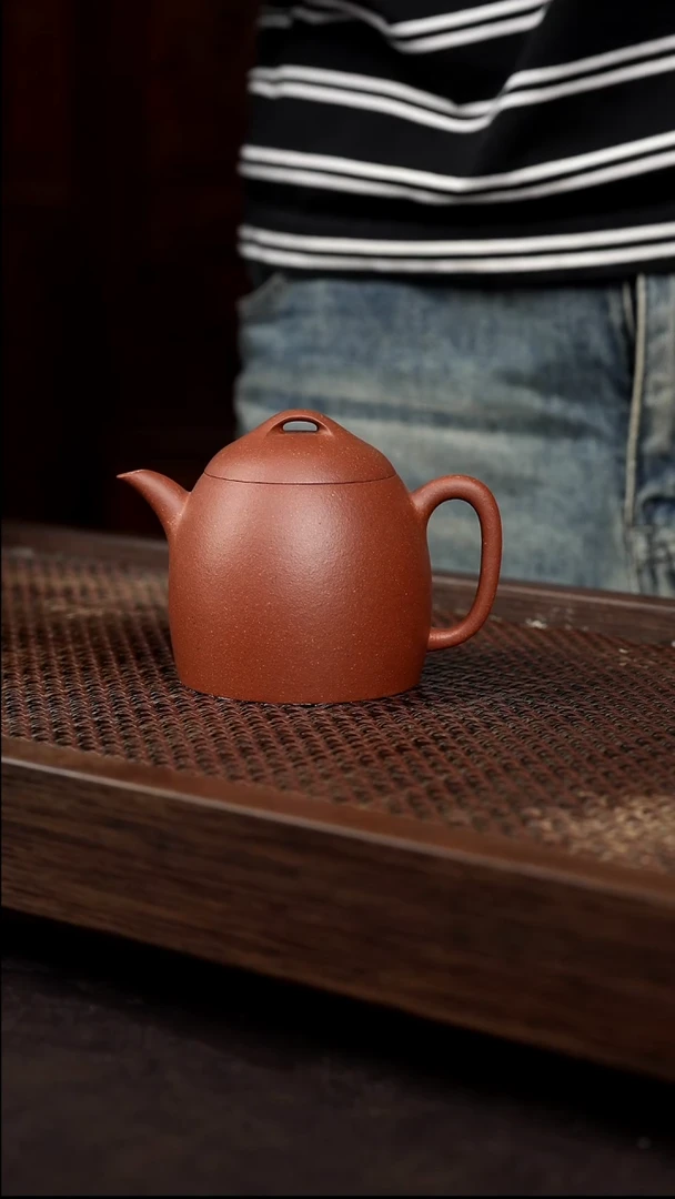 茶壶紫砂超矿标红降坡秦权【带矿标证书】