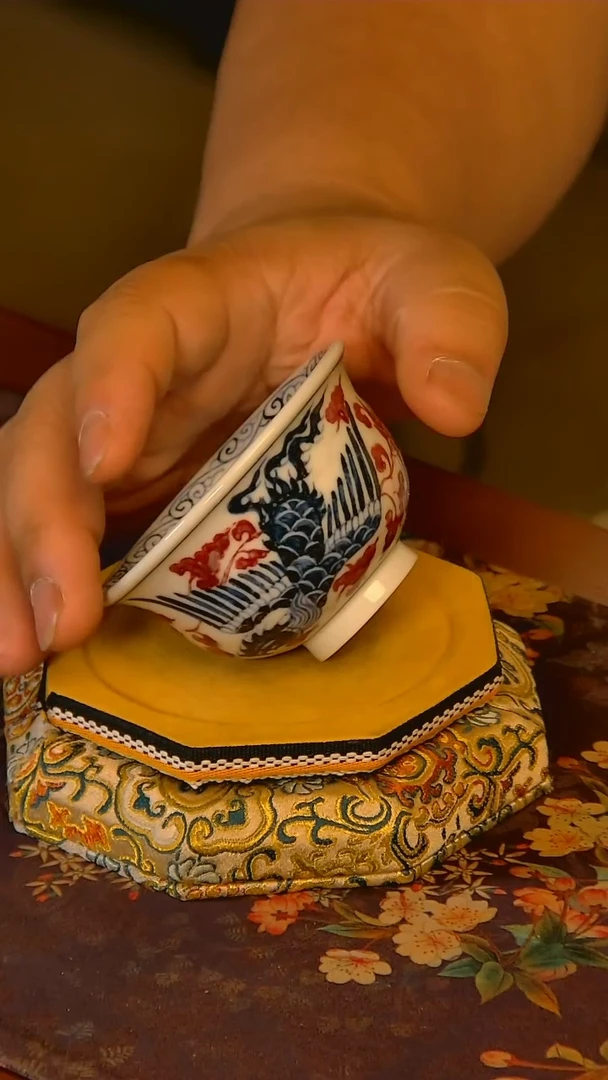 杯手工手绘杯杯很美丽