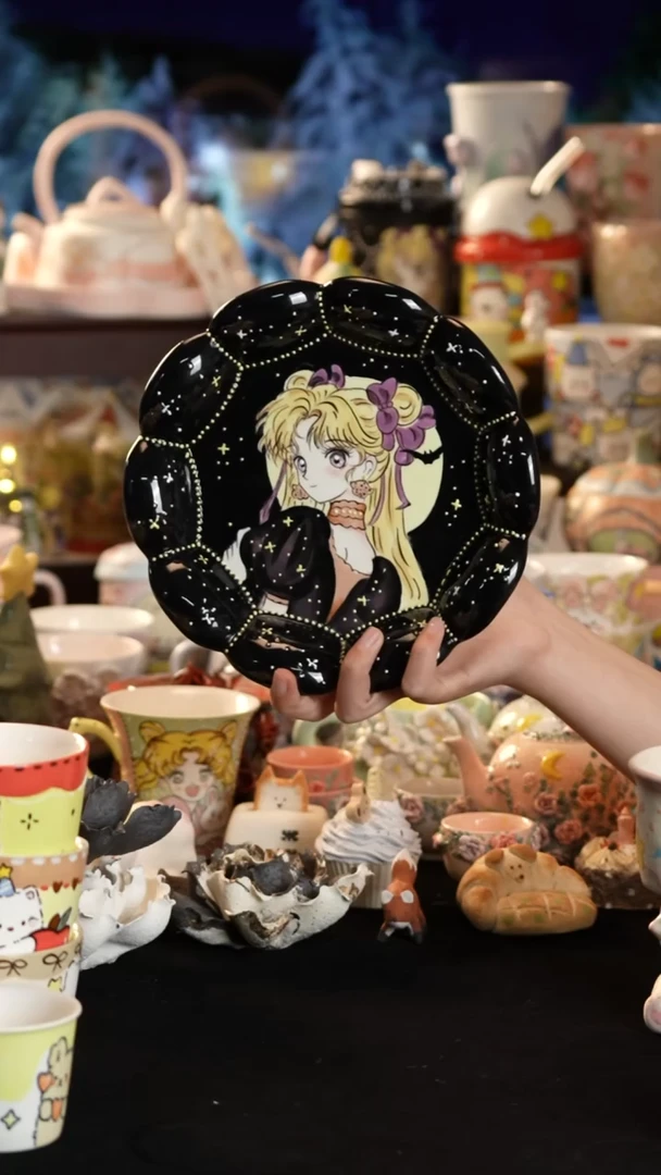 其他陶景德镇釉下彩手绘设计师款陶瓷