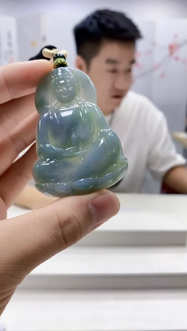未镶嵌定制翡翠5028bb-毛货挂件12