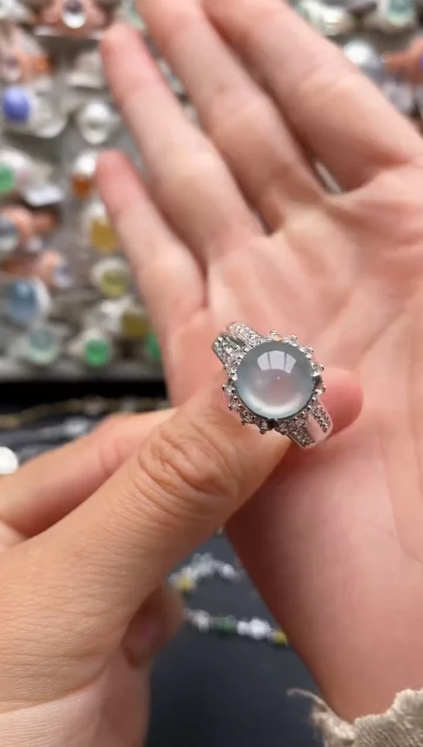 未镶嵌戒指翡翠666666+4