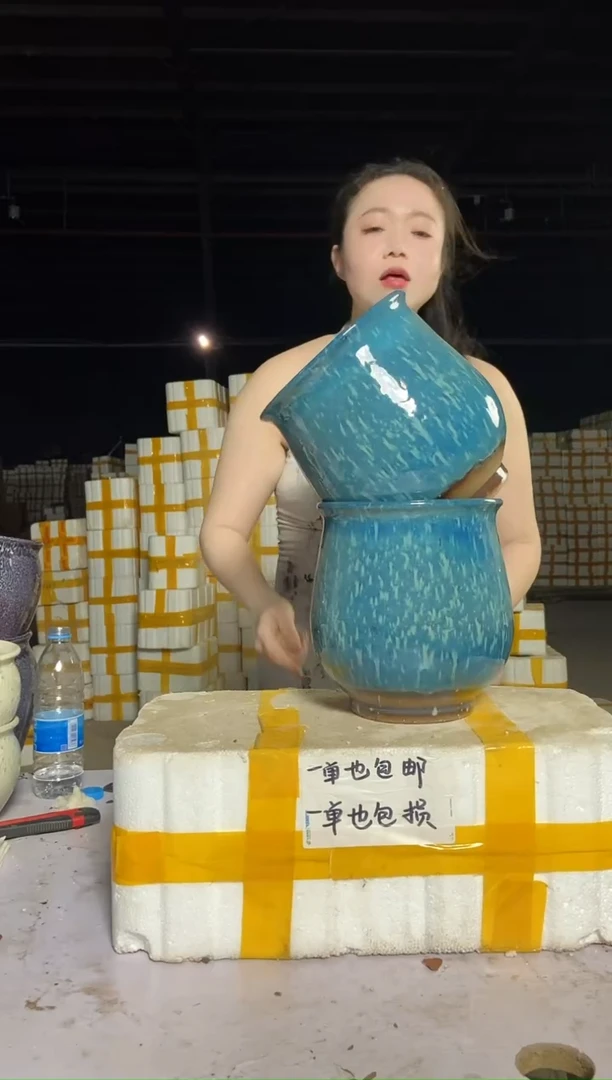 宜兴紫砂粗陶花盆19/21