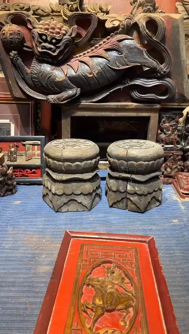 【闪购商品】香樟木老木雕老物件