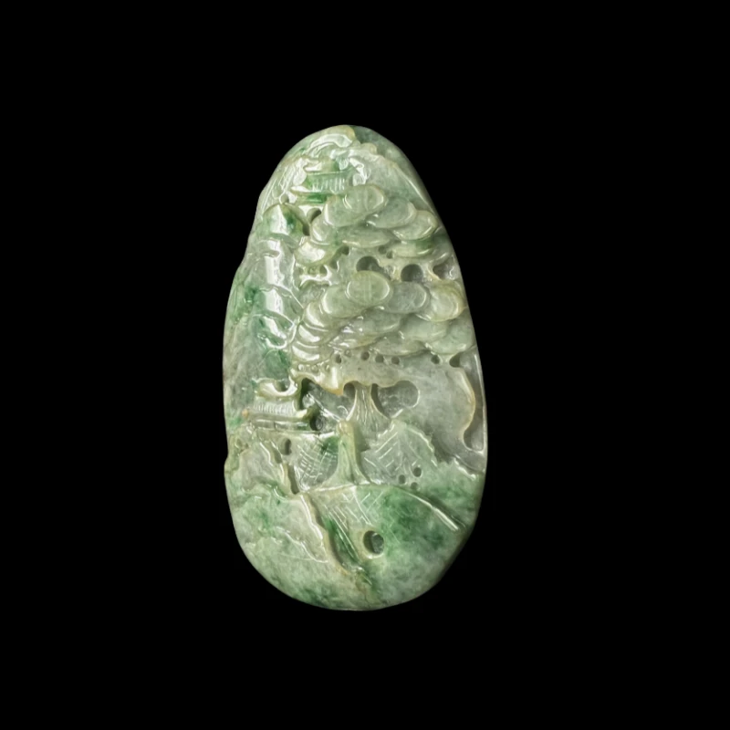 清代翡翠吊坠【华夏藏古】AAXL1121003