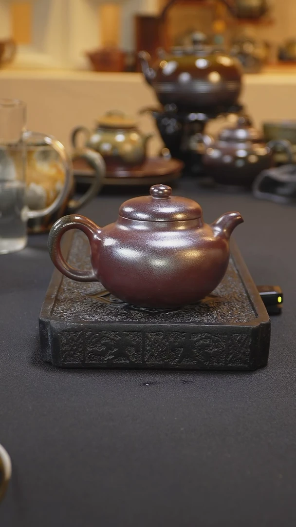 紫砂柴烧纯自然柴烧