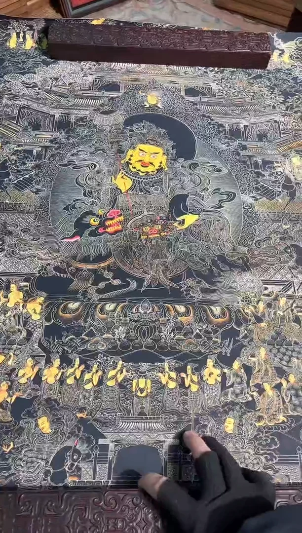 卷轴画天天的唐卡tk160