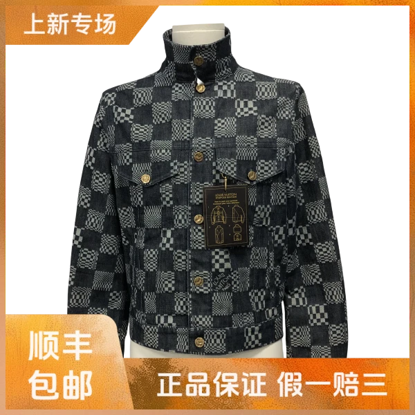 妃鱼/路易威登/棉/外套/95新/Z913